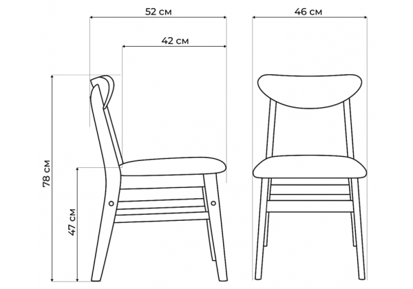 Стул деревянный Okava wood, beige Стул деревянный Okava wood, beige
