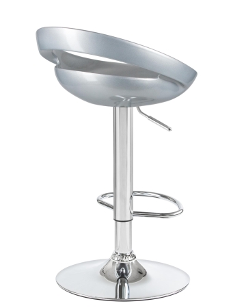 Набор 2 шт Стул барный DISCO, серебряный