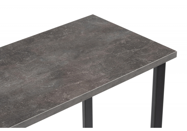 Барный стол Дилан Лофт 120х40х90 бетон темный