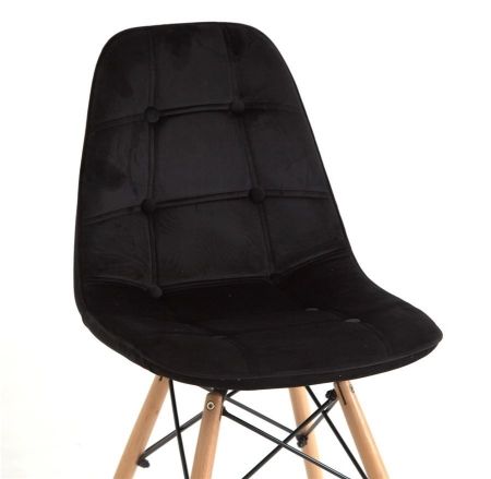 Стул Alex Soft черный вельвет Стул Alex Soft черный вельвет