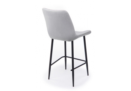 Барный стул Седа светло-серый (zd 960), черный