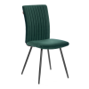 Стул обеденный Monte Carlo зеленый с черными ножками