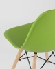 Стул Eames Style DSW зеленый (разборный каркас)