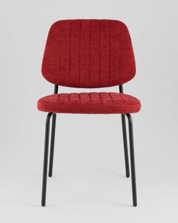 Стул обеденный Patrys бордовый шенилл