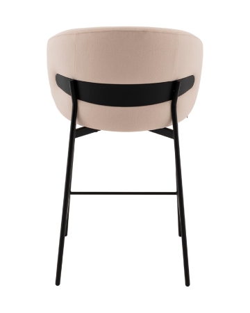 Стул полубарный Блейз велюр молочный Стул полубарный Блейз велюр молочный