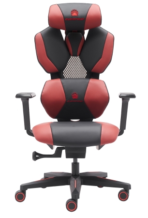 Стул для геймера Tiger экокожа красный