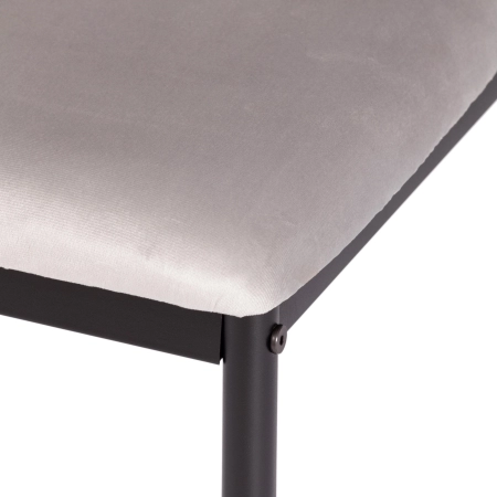 Стул CAPRI (mod. 39) серый, черный