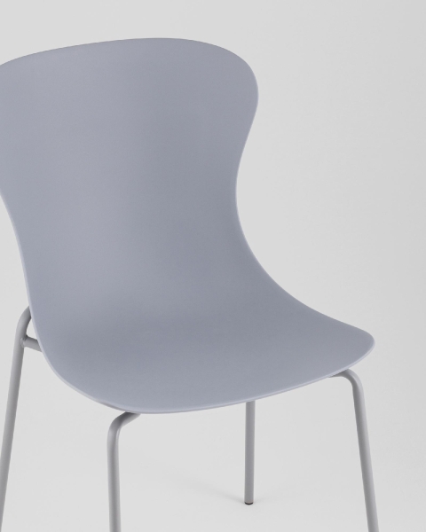 Стул Shaya пластик серый Стул Shaya пластик серый