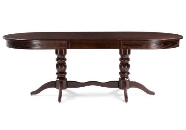 Стол деревянный Дейвер 160(220)х100 орех темный