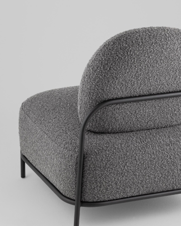Кресло Стоун new ткань букле темно-серый