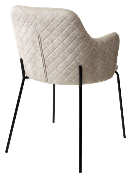 Стул AMARETTO VBP206 античный светло-бежевый, велюр без пальчикового эффекта, черный каркас Стул AMARETTO VBP206 античный светло-бежевый, велюр без пальчикового эффекта, черный каркас