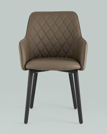 Стул Прайм экокожа коричневый