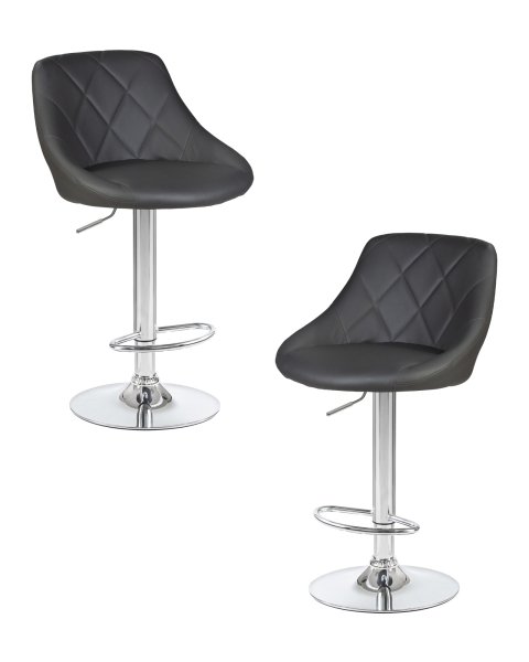 Набор 2 шт Стул барный LOGAN, серый