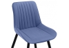 Стул на металлокаркасе Вейв 4 шт синий, черный