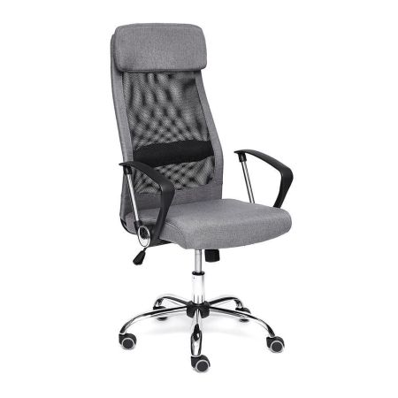 Кресло PROFIT, ткань, серый/черный