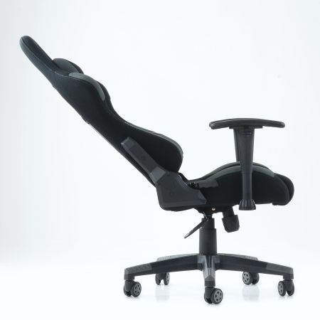 Игровое кресло K-51 черно-серая ткань Игровое кресло K-51 черно-серая ткань