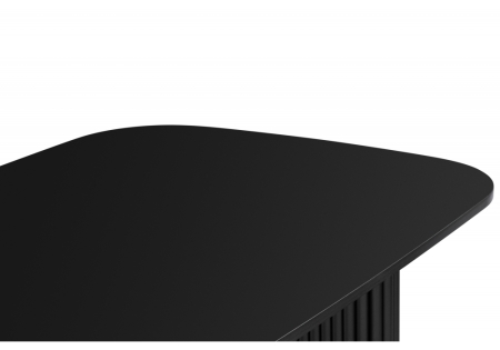 Стол деревянный Бавария B 200 х 90 черная пленка шагрень, черный