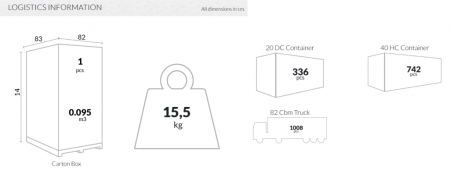 Стол пластиковый Siesta Contract Sky Table 80 оливковый