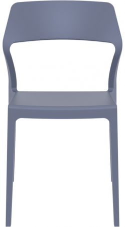 Стул пластиковый Siesta Contract Snow темно-серый
