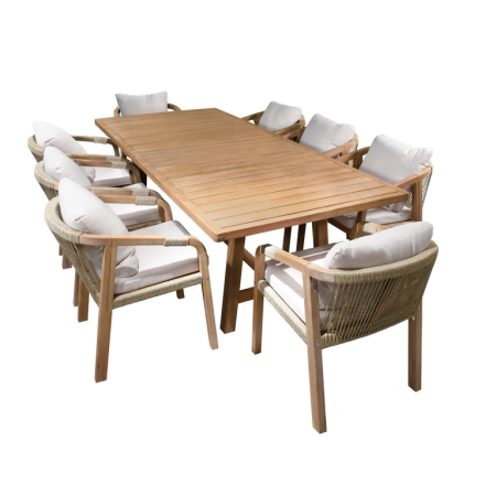 Кресло деревянное с подушками Tagliamento Rimini KD