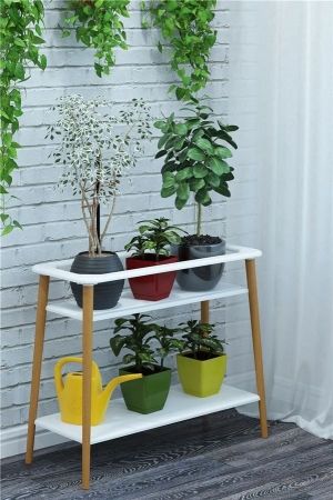 Подставка для цветов "Терра" белый