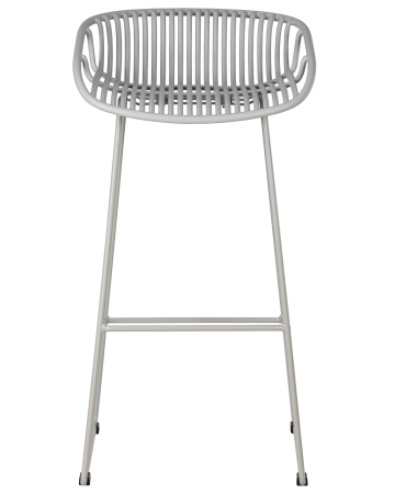 Стул барный FRANK светло-серый Стул барный FRANK светло-серый