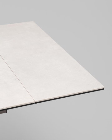 Стол Керас 120-180/80/75, столешница керамика Carmen light grey