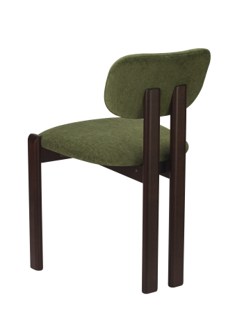 Стул Атом Вуд каркас венге Time 653 зеленый фото в интернет-магазине Stoolmarket