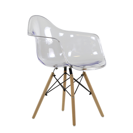 Кресло Eames style прозрачный