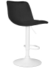 Набор 2 шт Стул барный TAILOR WHITE, черный велюр (MJ9-101)