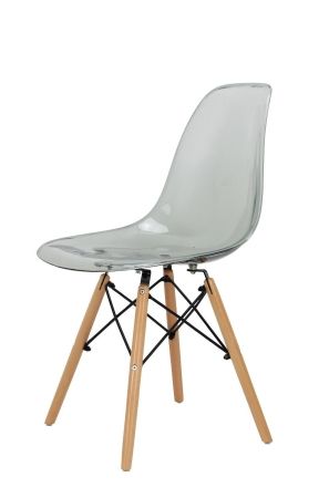 Стул Eames прозрачный серый