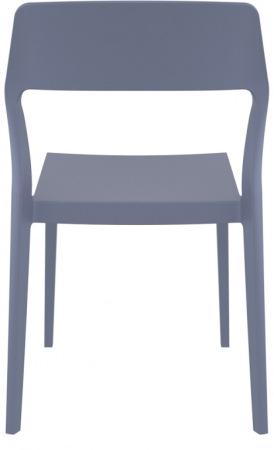 Стул пластиковый Siesta Contract Snow темно-серый