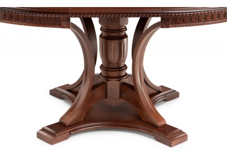 Стол деревянный Нозеан круглый миланский орех