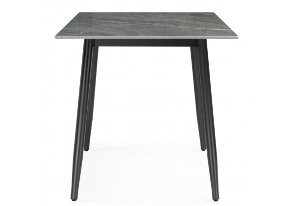 Керамический стол Rion 120 серый мрамор, черный Керамический стол Rion 120 серый мрамор, черный
