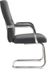Кресло для посетителей Vesta CF экокожа черный