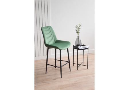 Барный стул Седа фисташковый (zd 651), черный