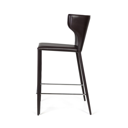 Стул полубарный Austin кожа коричневый