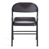 Стул складной FOLDER металлический, черный