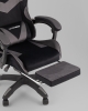 Кресло спортивное TopChairs MG-7019 велюр черно-серый фото в интернет-магазине Stoolmarket