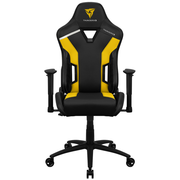 Кресло компьютерное игровое ThunderX3 TC3 Bumblebee Yellow