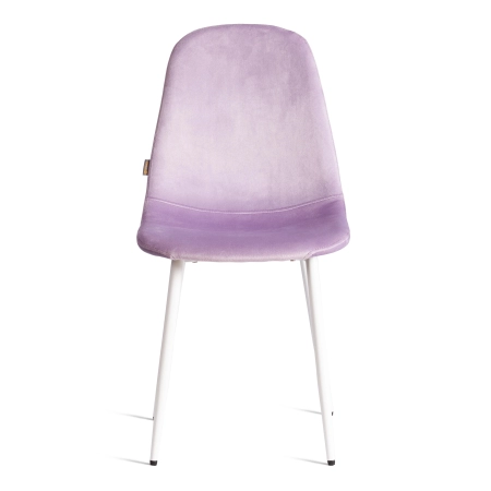 Стул BREEZE (mod. JSC-58) велюр и металл, фиолетовый и белый