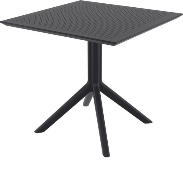 Стол пластиковый Siesta Contract Sky Table 80 черный