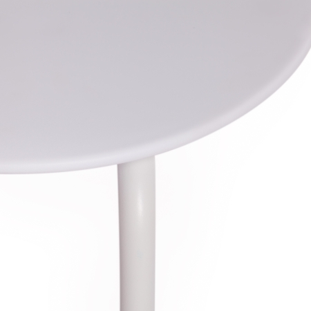 Стул EBAY (mod 03) металл и пластик, белый