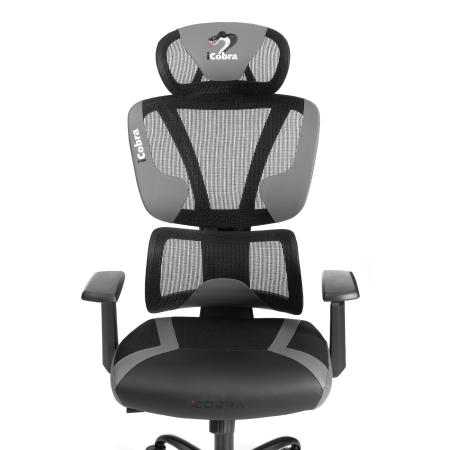 Кресло iCobra черная экокожа