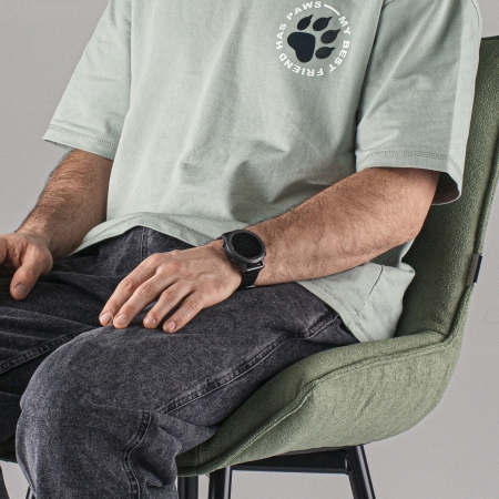 Стул для кухни Осло букле зеленый MOSS 615