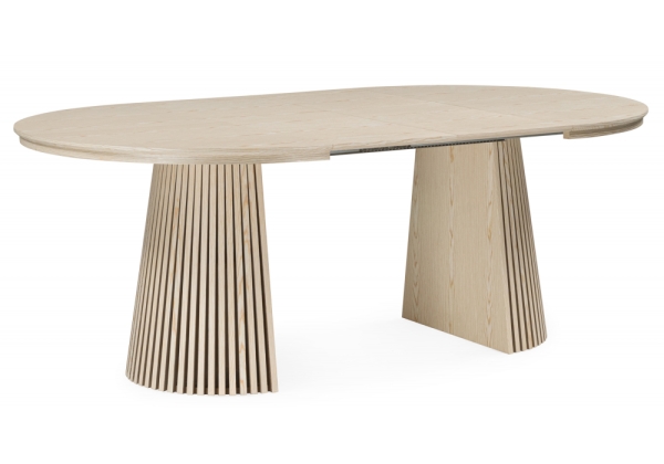 Стол деревянный Mersin 120(200)x120 шпон дуба, бук