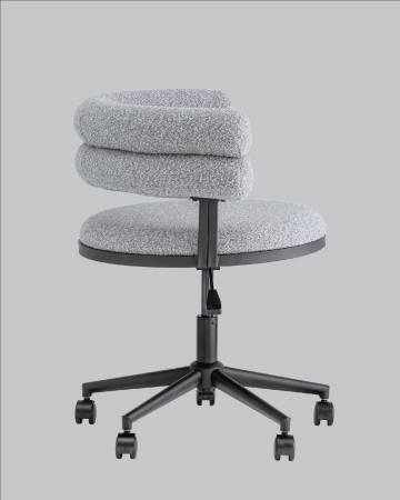 Кресло офисное Ponty серый с черными ножками