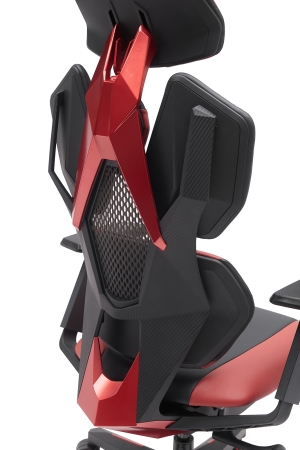 Стул для геймера Tiger экокожа красный