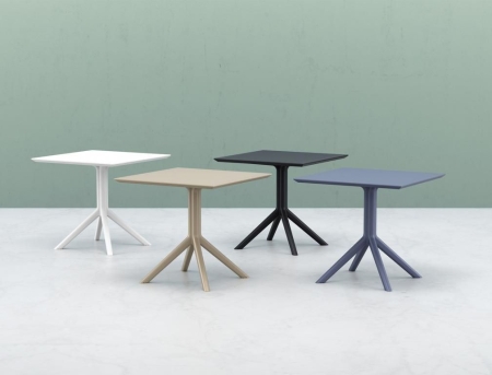 Стол пластиковый Sky Table 80 черный Стол пластиковый Sky Table 80 черный