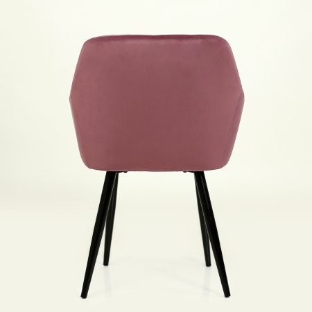 Кресло K-36 велюр пыльно-розовый